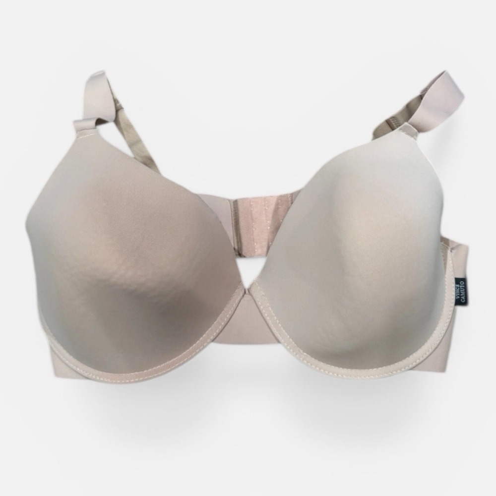 Vince Camuto Bra 38D Nude T Shirt Underwire Padded Full Coverage Beige‎